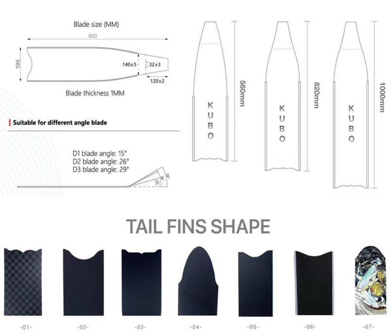 Custom Camo Pattern Freediving Fins Carbon Fiber Flippers - Chinese ...