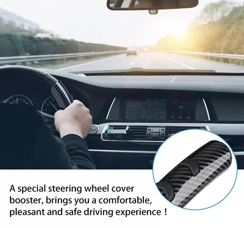 Custom Carbon Fiber Steering Wheel Cover Price --1
