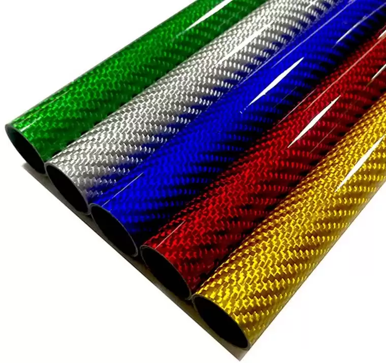 Ultra Stiff CFRP Glitter Carbon Fiber Handle Pole1